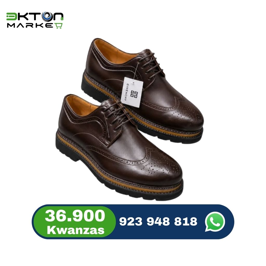 Sapato Social Masculino Castanho Premium