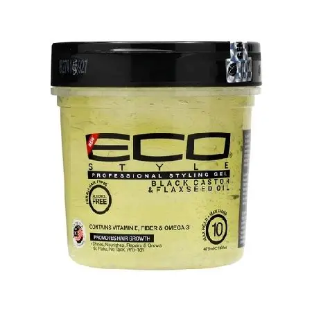 Eco Style Black Castor & Flaxseed Oil Styling Gel 473ml