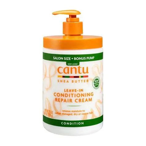Cantu Leave-In Conditioning Repair Cream — Salon Size 765g (com bomba)
