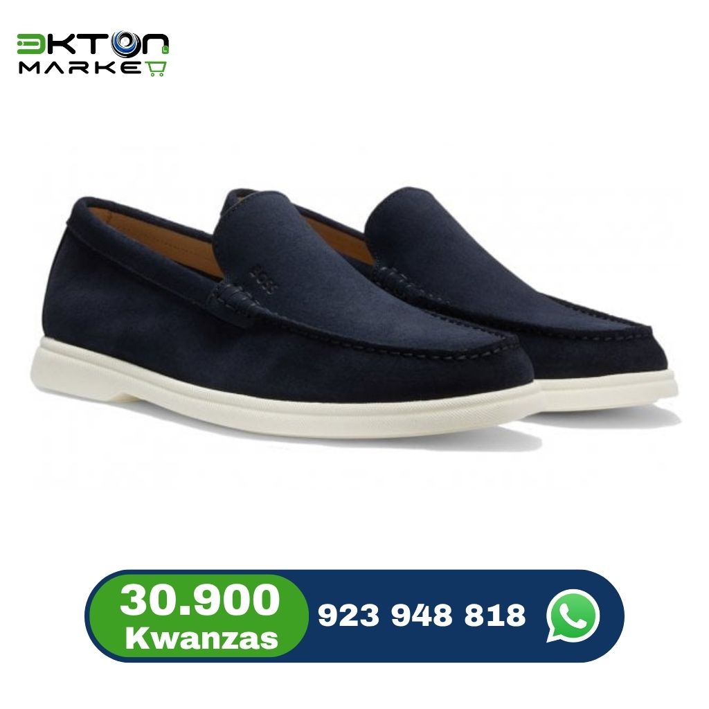 Mocassim Masculino Azul Marinho Clássico