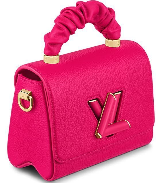 Bolsa Twist Rosa com Pega Franzida