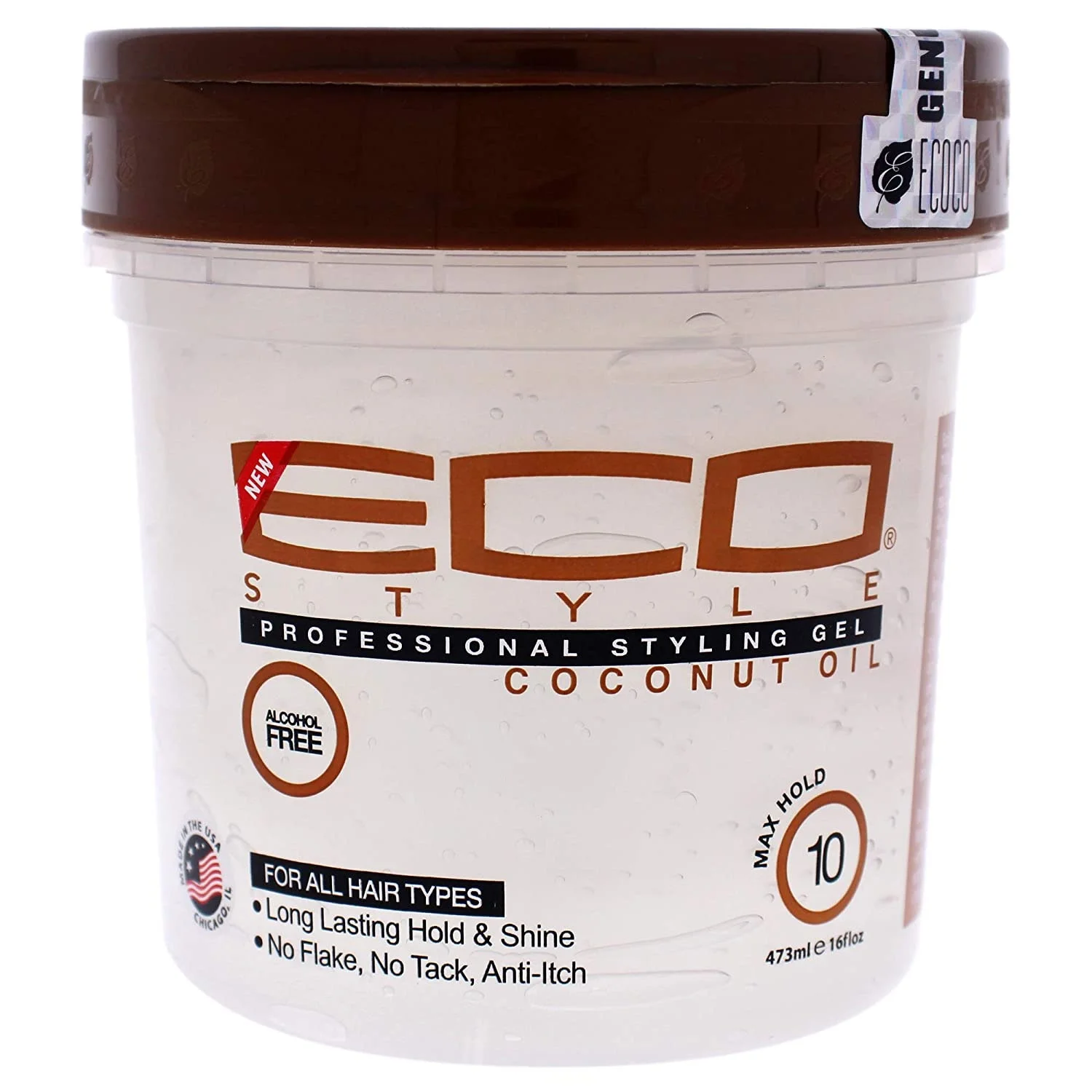 Eco Style Professional Styling Gel Coconut Oil 473ml