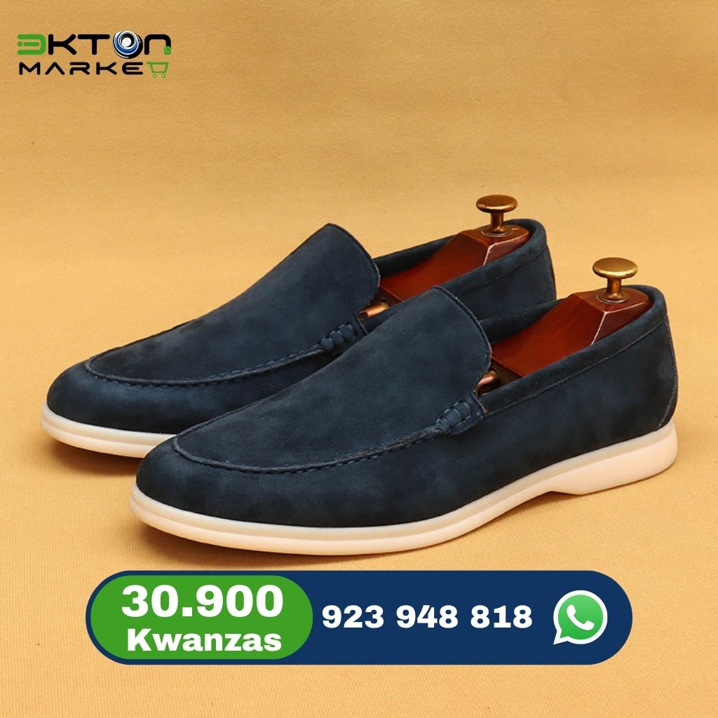 Mocassim Masculino Azul Marinho Casual