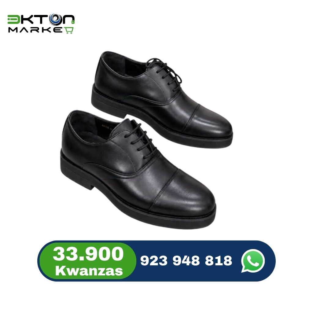 Sapato Social Masculino Preto Derby