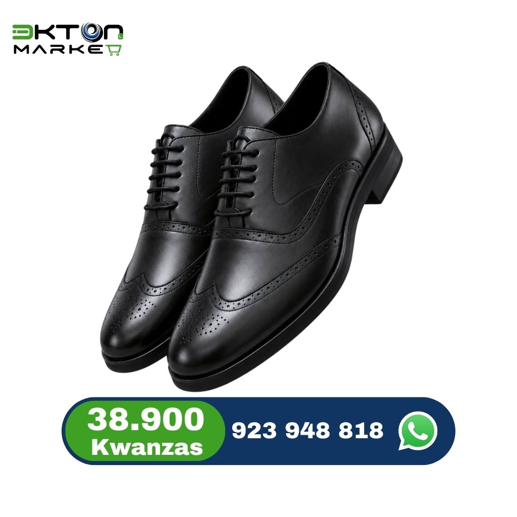 Sapato Social Masculino Preto Clássico