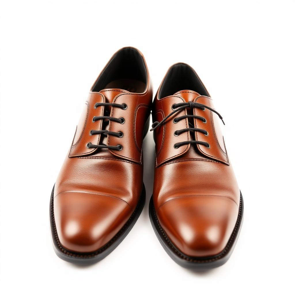 Sapatos Oxford Couro Castanho